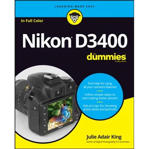 Nikon D3400 for Dummies - Paperback