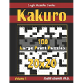 Kakuro: 100 Large Print (20x20) Puzzles - Paperback