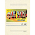 Vintage Lined Notebook Greetings from Oak Park, Illinois - Paperback