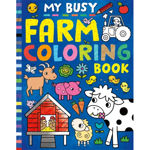 My Busy Farm Coloring Book - Paperback