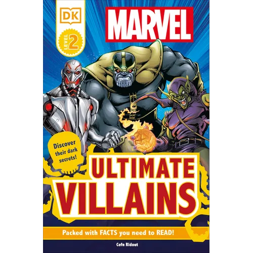 DK Readers L2: Marvel's Ultimate Villains - Paperback