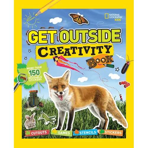 Get Outside Creativity Book: Cutouts, Games, Stencils, Stickers - Paperback