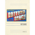Vintage Lined Notebook Greetings from Daytona Beach, Florida - Paperback