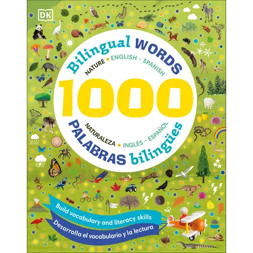 1000 Bilingual Words Nature English-Spanish - Hardcover
