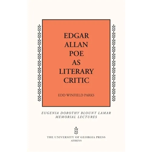 Edgar Allan Poe as Literary Critic - Paperback
