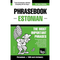 English-Estonian phrasebook & 1500-word dictionary - Paperback