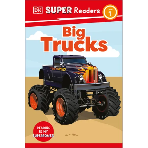 DK Super Readers Level 1 Big Trucks - Hardcover