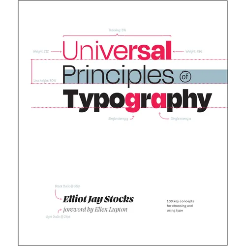 Universal Principles of Typography: 100 Key Concepts for Choosing and Using Type - Hardcover
