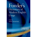 Fowler's Dictionary of Modern English Usage - Hardcover