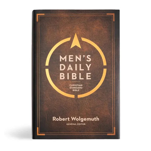 CSB Men's Daily Bible, Hardcover - Hardcover