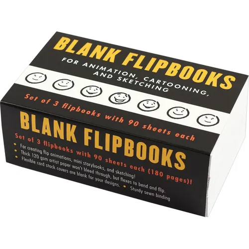 Blank Flipbooks (3-Pack) - Novelty