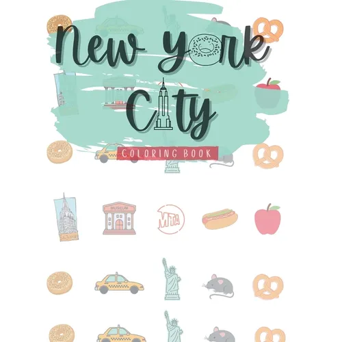 New York City Coloring Book - Paperback