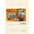 Vintage Lined Notebook Greetings from Thomaston - Paperback
