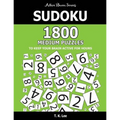 Sudoku: 1800 Medium Puzzles To Keep Your Brain Active For Hours: Active Brain Series Book - Paperback