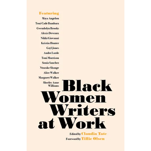 Black Women Writers at Work - Paperback