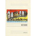 Vintage Lined Notebook Greetings from Oakland, California - Paperback