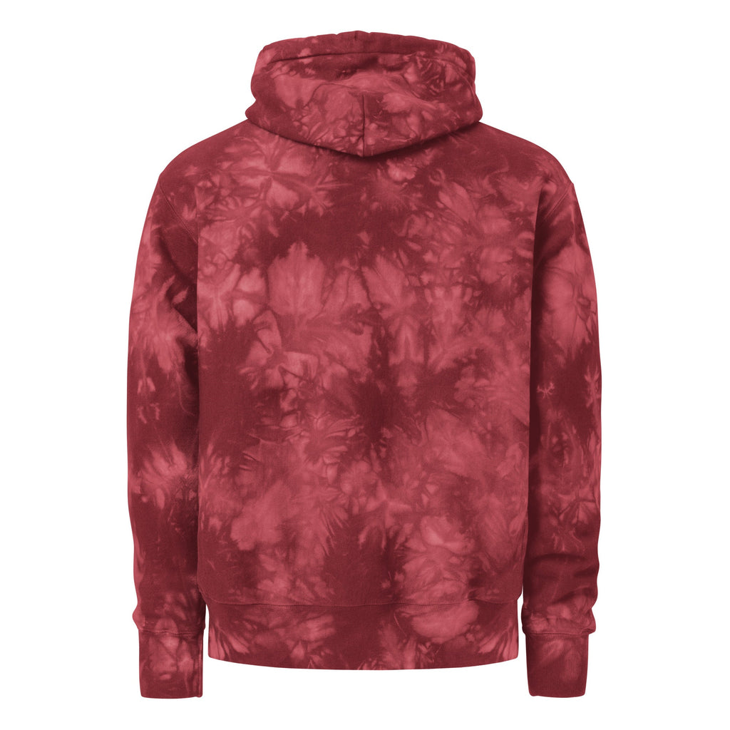 Champion HEAVY Hoodie - Comfortable Cotton Fleece Hoodie with Unique Scrunch-Dye Pattern
