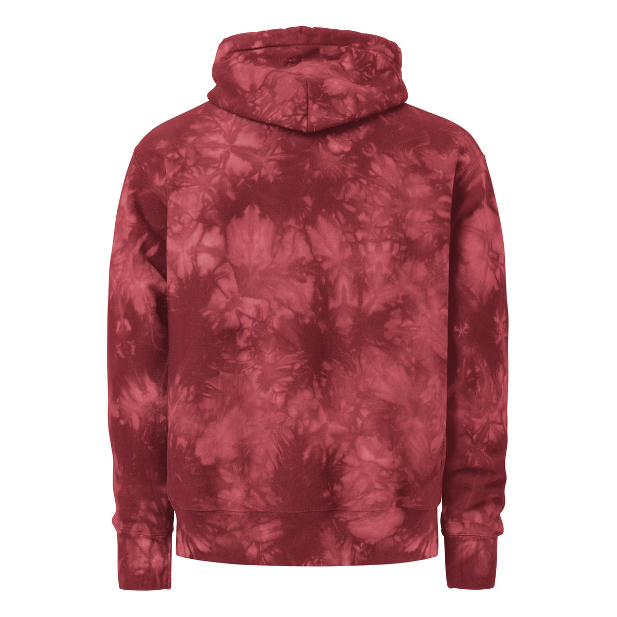 Champion HEAVY Hoodie - Comfortable Cotton Fleece Hoodie with Unique Scrunch-Dye Pattern
