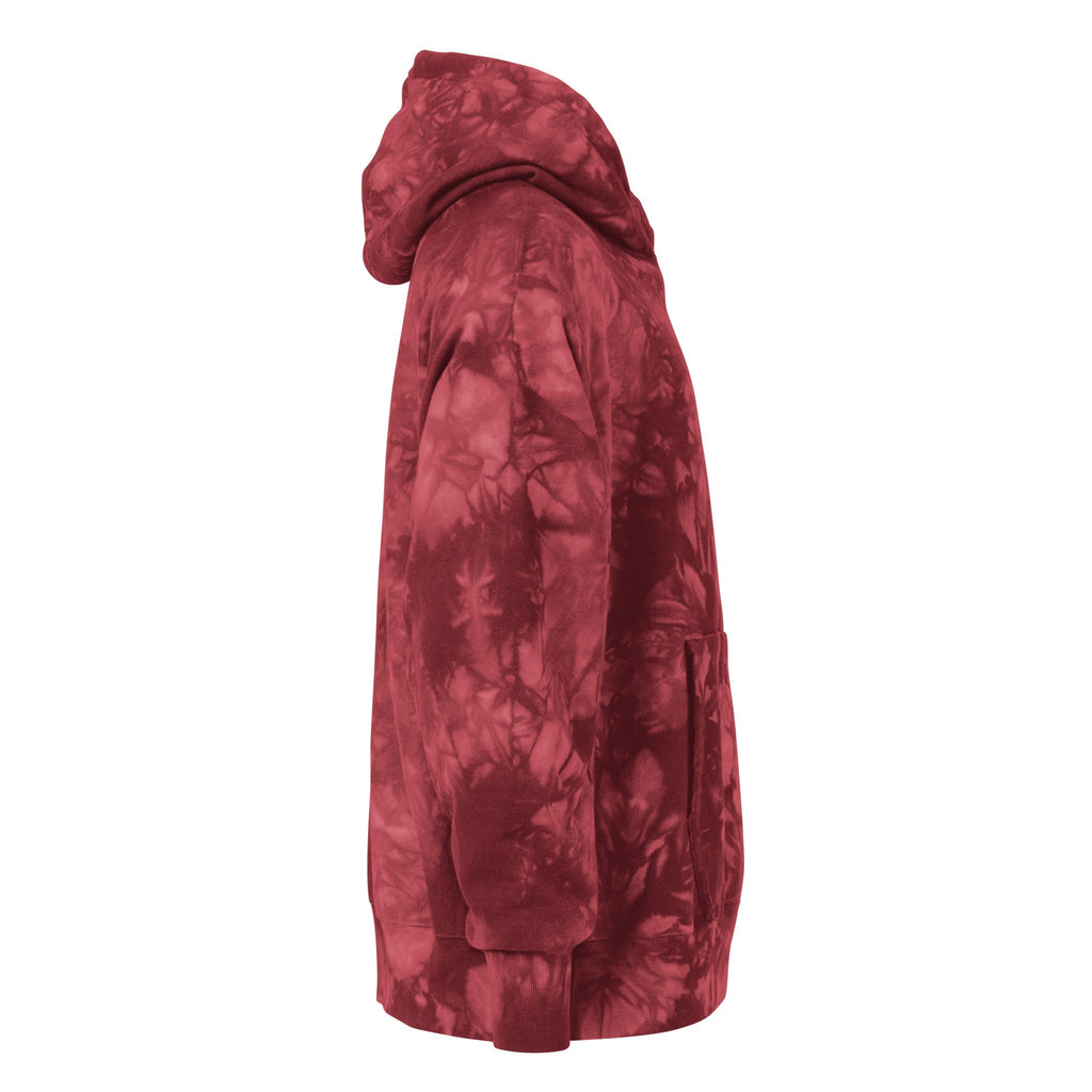 Champion HEAVY Hoodie - Comfortable Cotton Fleece Hoodie with Unique Scrunch-Dye Pattern