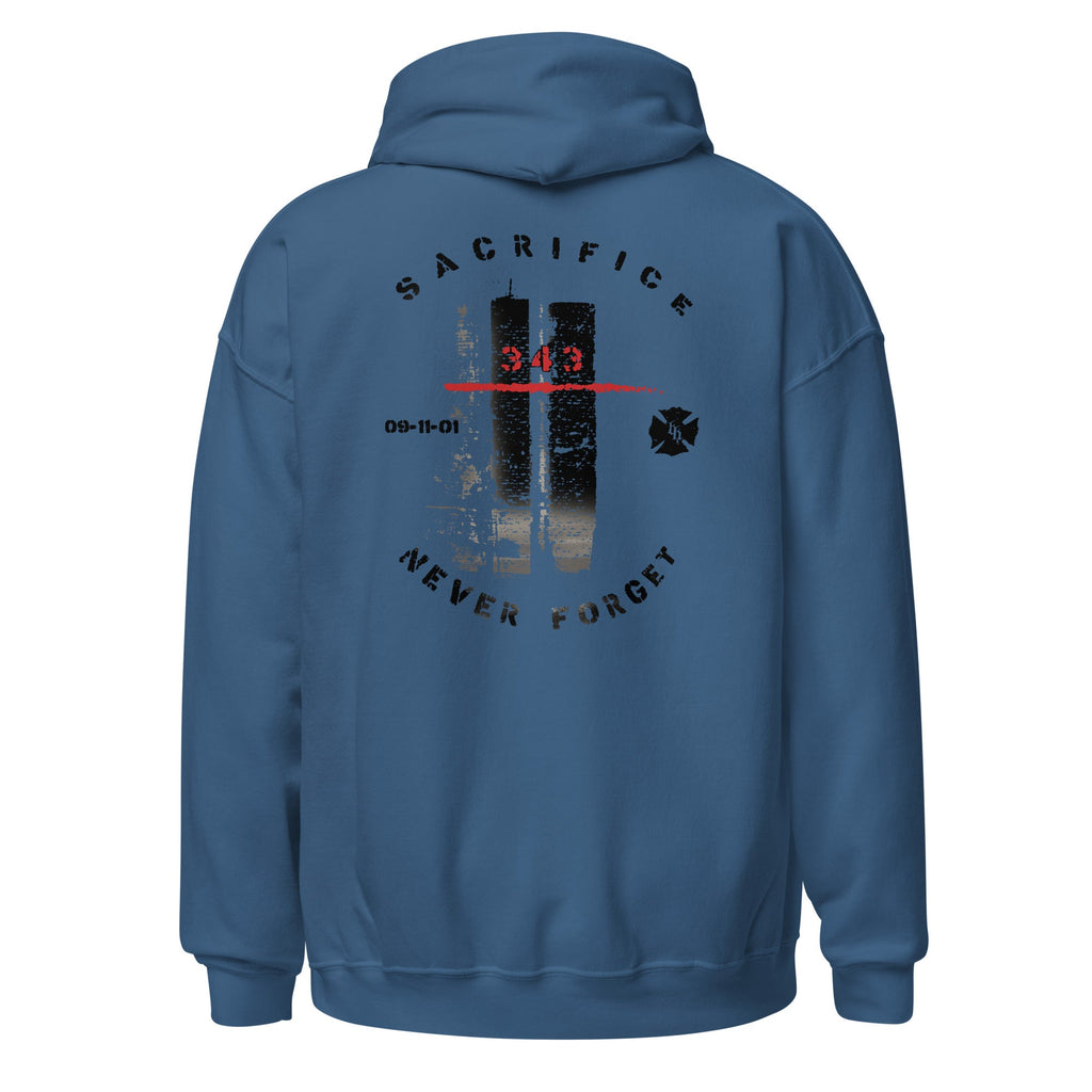 9/11 Never Forget 343 Twin Towers Hoodie