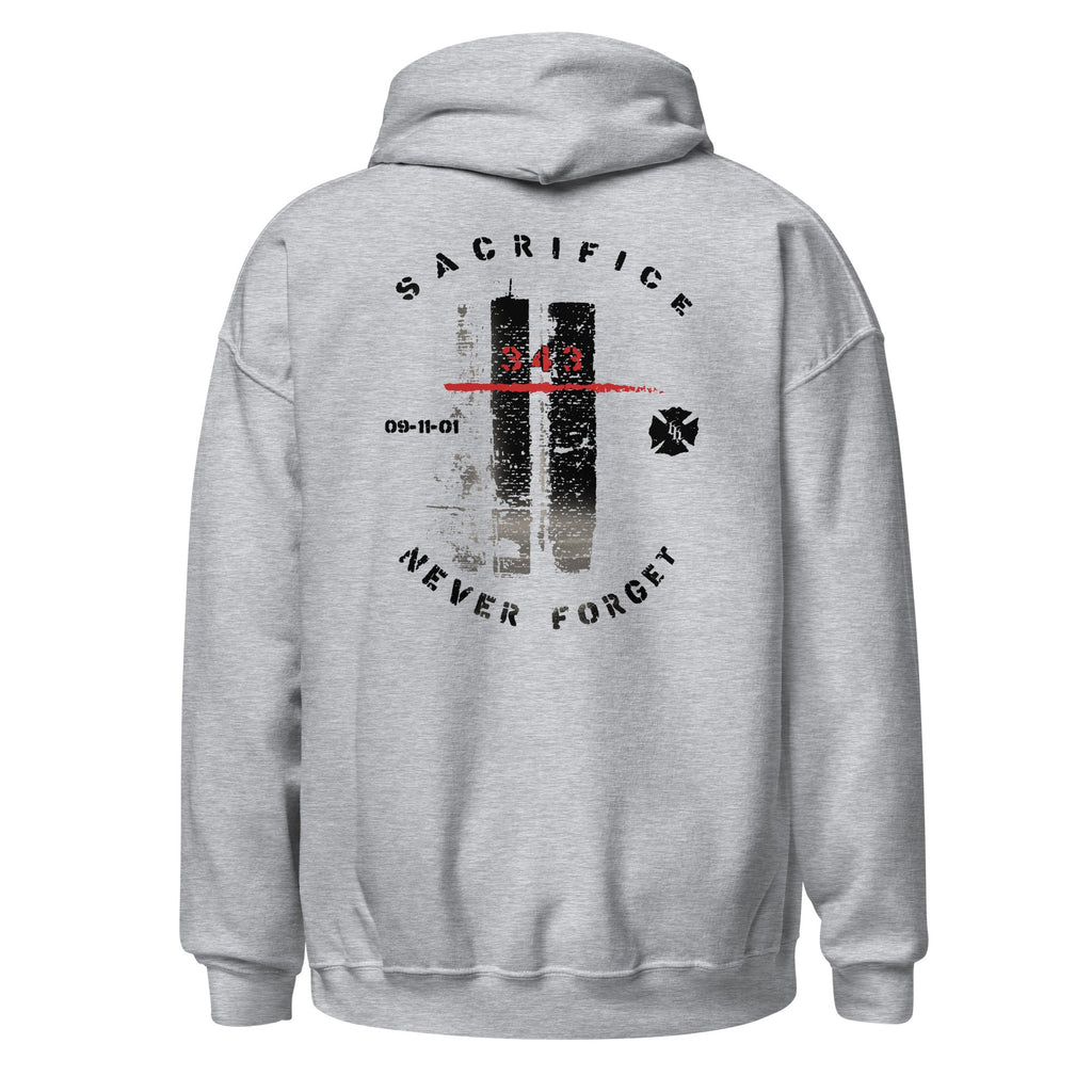 9/11 Never Forget 343 Twin Towers Hoodie