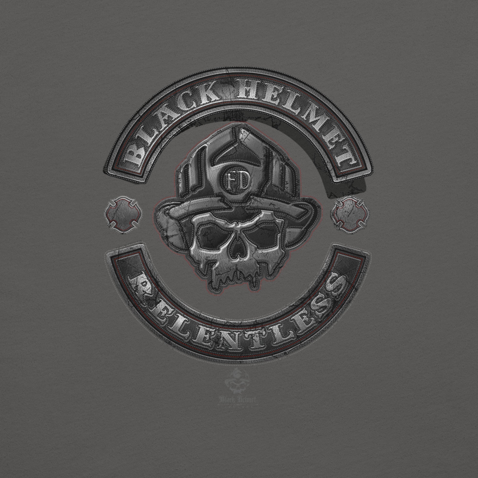 Black Helmet Relentless Biker Premium Tee
