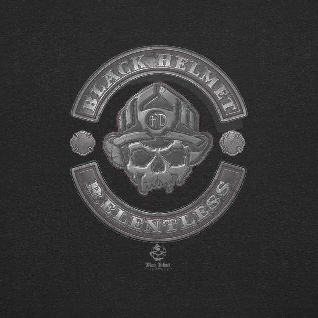 Black Helmet Relentless Biker Premium Tee