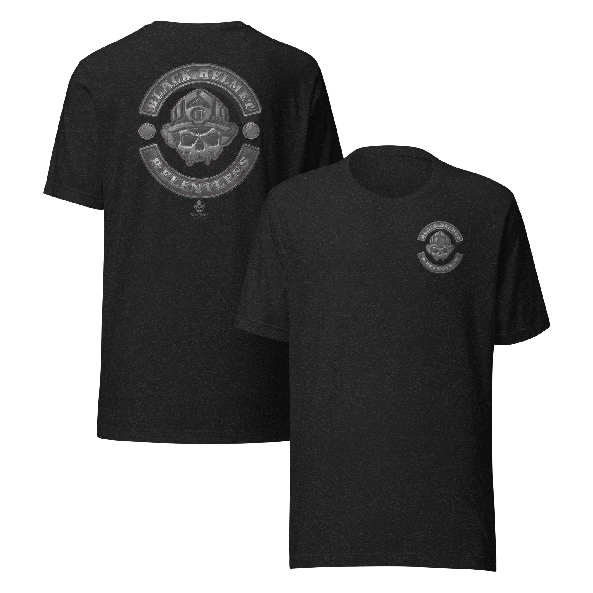 Black Helmet Relentless Biker Premium Tee