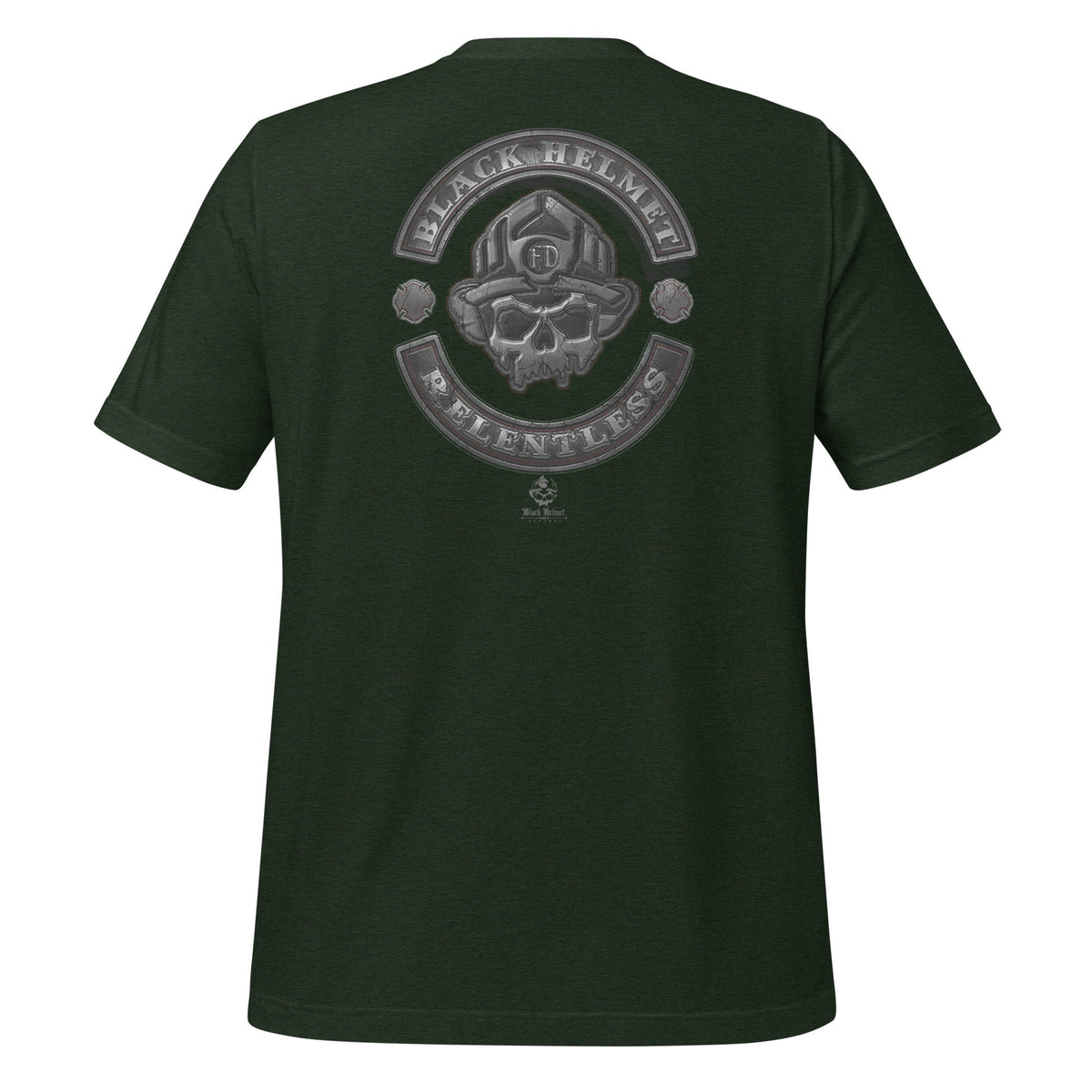 Black Helmet Relentless Biker Premium Tee