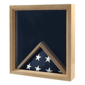 Navy Flag And Medal Display Case, Navy 3ft x 5ft flag Shadow Box