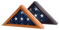 Commander Deluxe Flag Display Case for 3ft x 5ft Flag - Oak