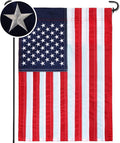 U.S. Garden Flag 12"x18" – Embroidered Stars & Sewn Stripes | Made in USA