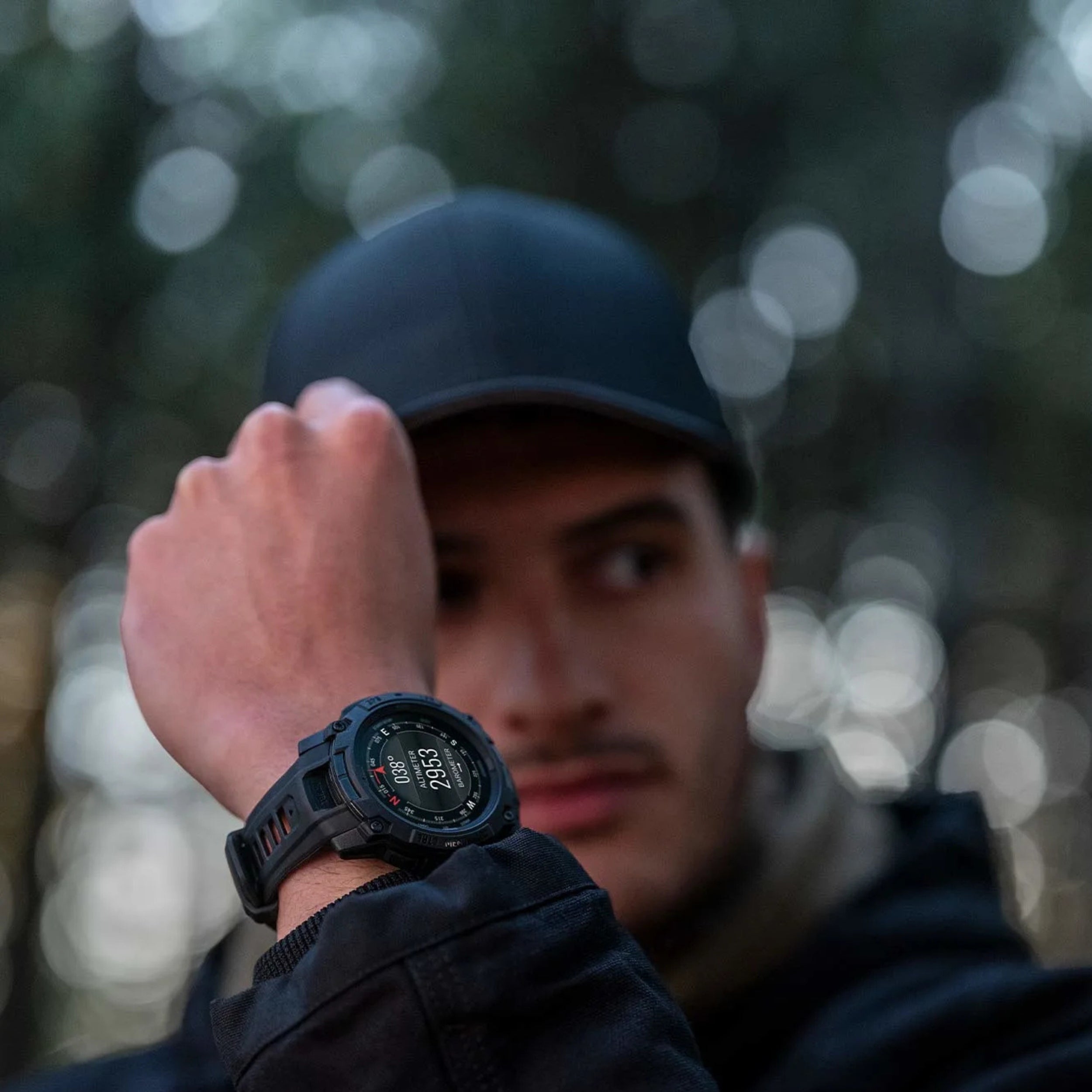 Garmin Instinct 3 Tactical - Tough Smartwatch w/ Solar Charging & 10 ATM Waterproof