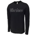 USMC Long Sleeve Performance T (Black)