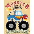 Monster Truck Coloring Book: For Kids Ages 4-8 Big Print Unique Drawing of Monster Truck, Cars, Trucks, Мuscle Cars, SUVs, Supercars and more Po - Paperback