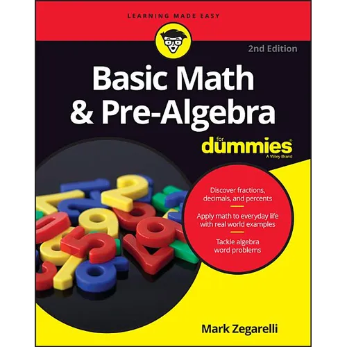 Basic Math & Pre-Algebra for Dummies - Paperback