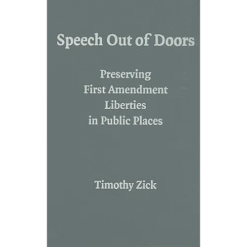 Speech Out of Doors - Hardcover