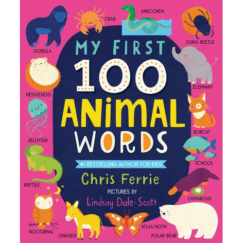 My First 100 Animal Words - Board Book
