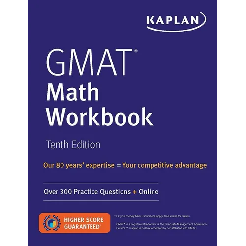 GMAT Math Workbook: Over 300 Practice Questions + Online - Paperback