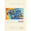 Vintage Lined Notebook Greetings from Forest Park, Illinois - Paperback