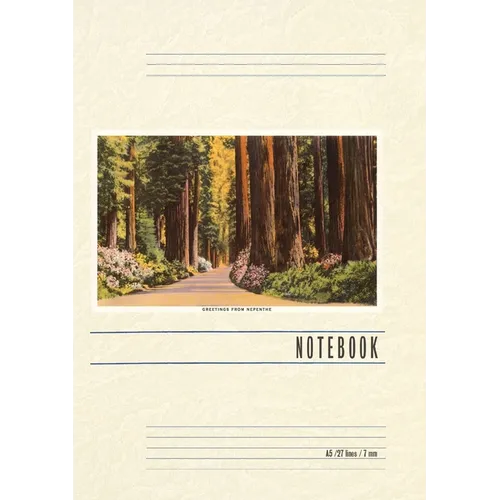 Vintage Lined Notebook Greetings from Nepenthe - Paperback