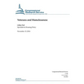 Veterans and Homelessness