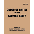 Order of Battle of the German Army, April 1943 - Paperback