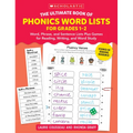 The Ultimate Book of Phonics Word Lists: Grades 1-2 - Paperback