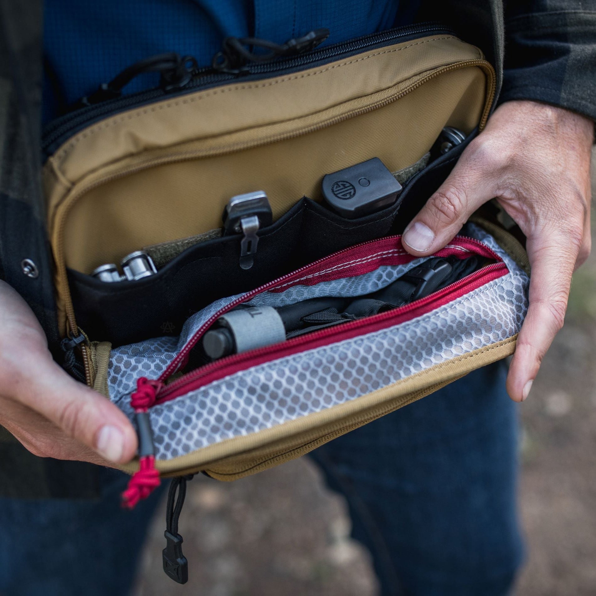 Vertx SOCP Fanny Pack - Quick Draw CCW Carry - Hands-Free Phone Navigation