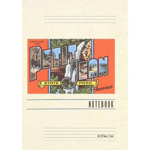 Vintage Lined Notebook Greetings from Petit Jean