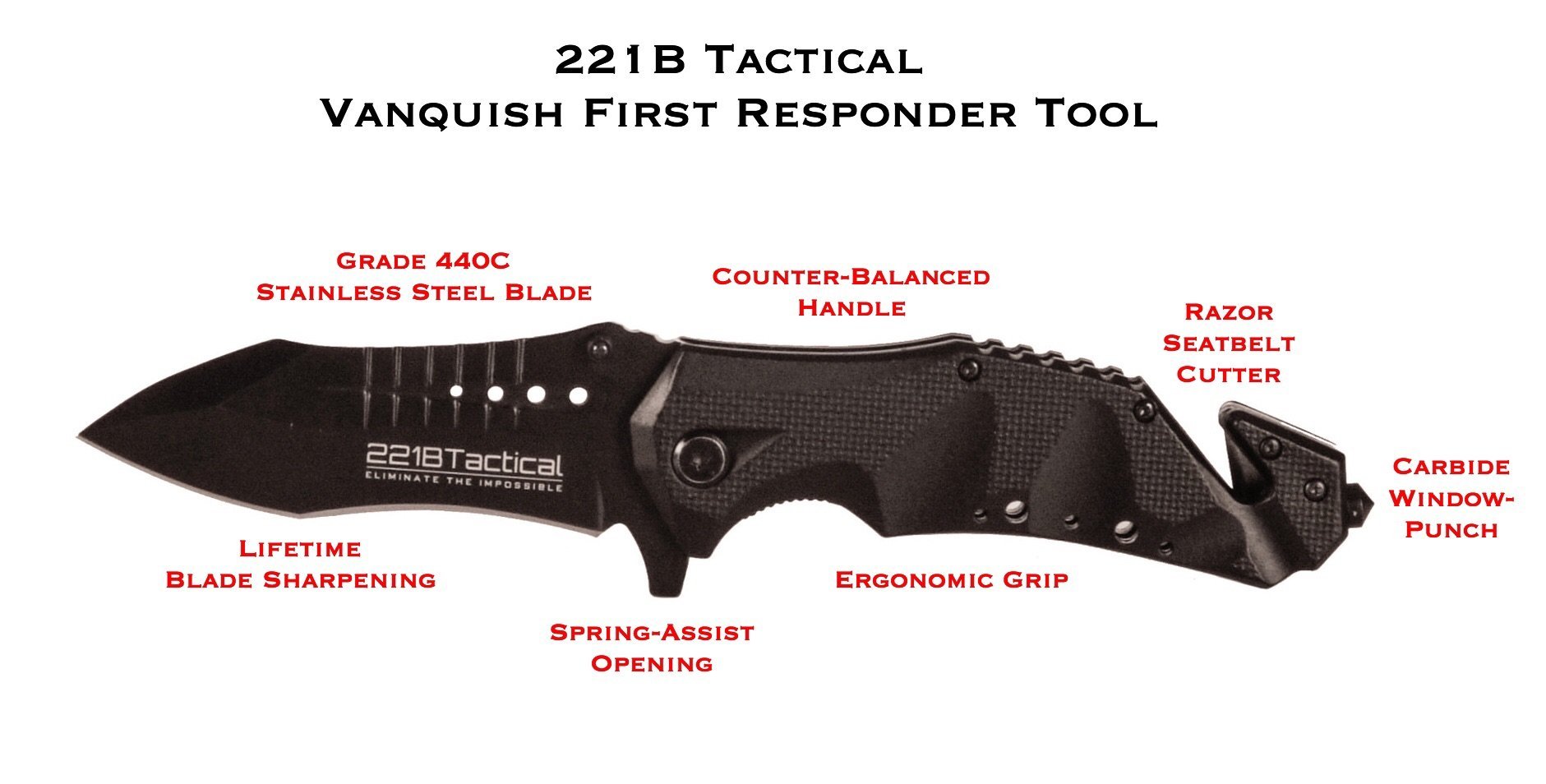 Vanquish First Responder Tool Knife