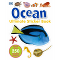 Ultimate Sticker Book: Ocean: More Than 250 Reusable Stickers - Paperback