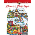 Creative Haven Home for the Holidays Coloring Book - Paperback
