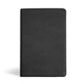 KJV Personal Size Giant Print Bible, Black Genuine Leather - Leather